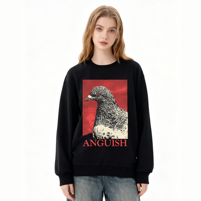 Tokyocanvas The Weight of Urban Anguish Classic Sweatshirt