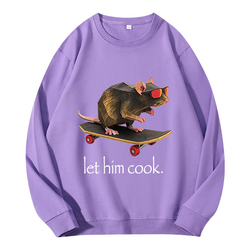 Tokyocanvas Rat Skateboard Cook Classic Sweatshirt
