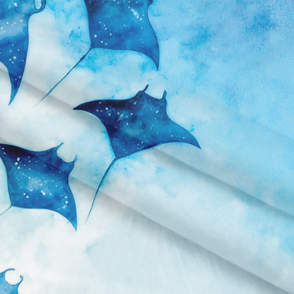 Tokyocanvas Vintage Manta Long Sleeve Graphic Print T-Shirt