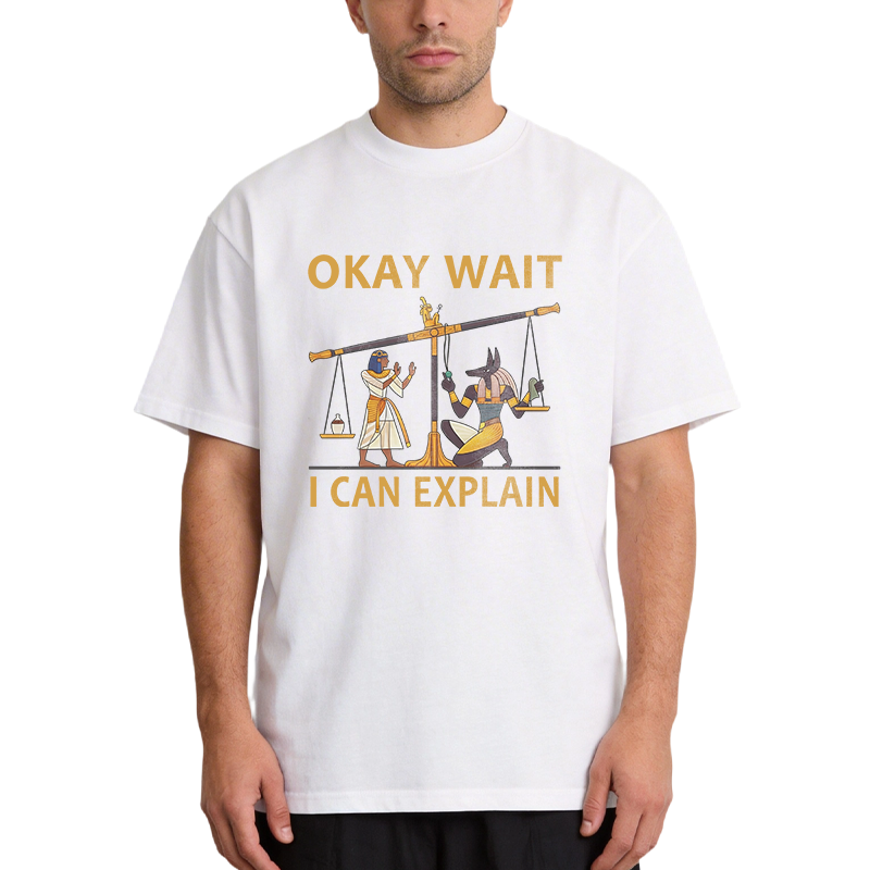 Tokyocanvas Okay Wait I Can Explain Ancient Egypt Humor Classic T-Shirt