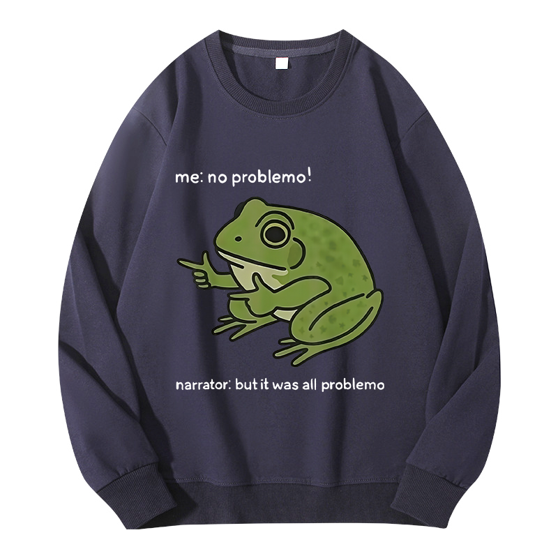 Tokyocanvas Stupid Frog Meme Classic Sweatshirt