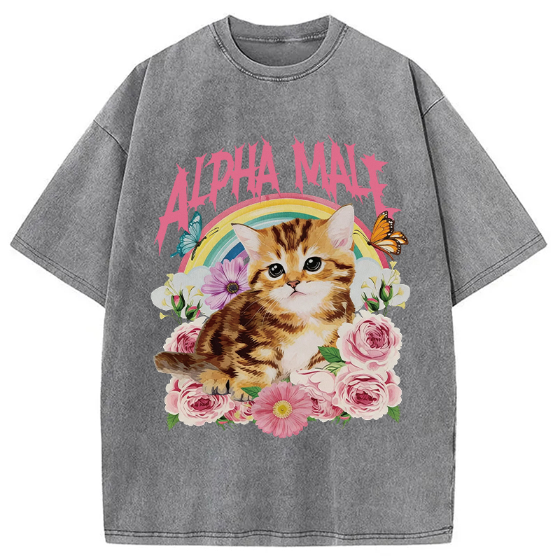 Tokyocanvas Alpha Male Washed T-Shirt