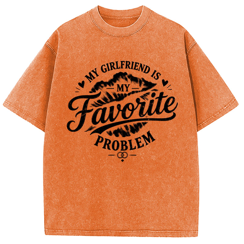 Tokyocanvas Favorite Problem Washed T-Shirt