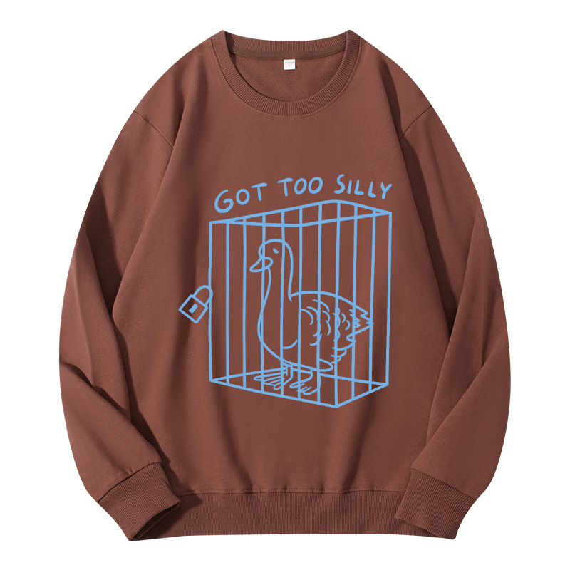 Tokyocanvas Got too silly Funny Classic Sweatshirt