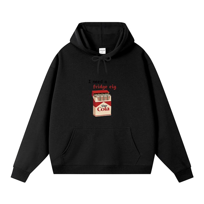 Tokyocanvas I Need A Fridge Cig Fleece Lined Hoodie
