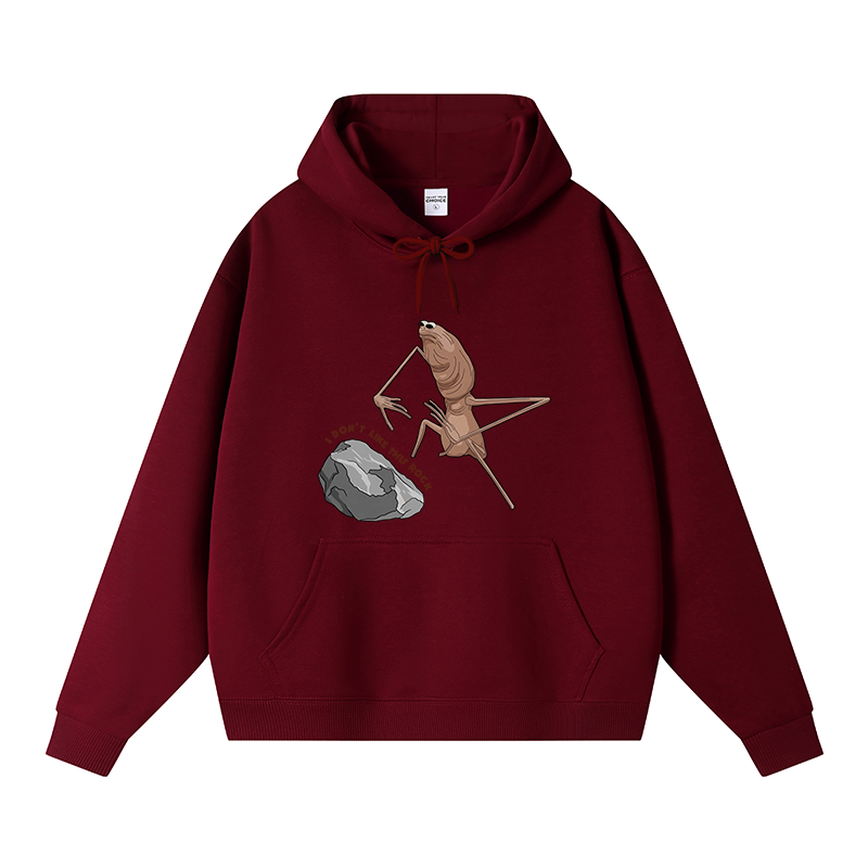 Tokyocanvas I Don't Like This Rock Fleece Lined Hoodie