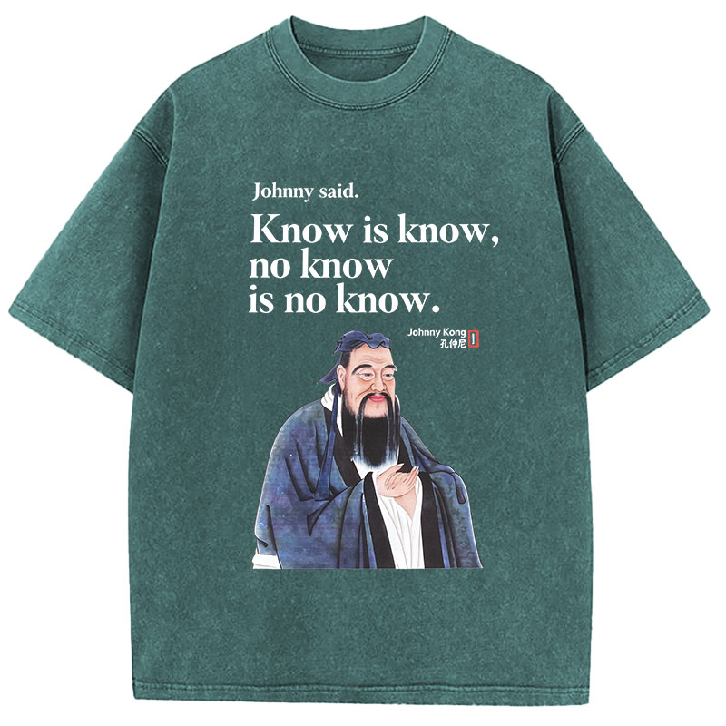 Tokyocanvas Know is Know Washed T-Shirt