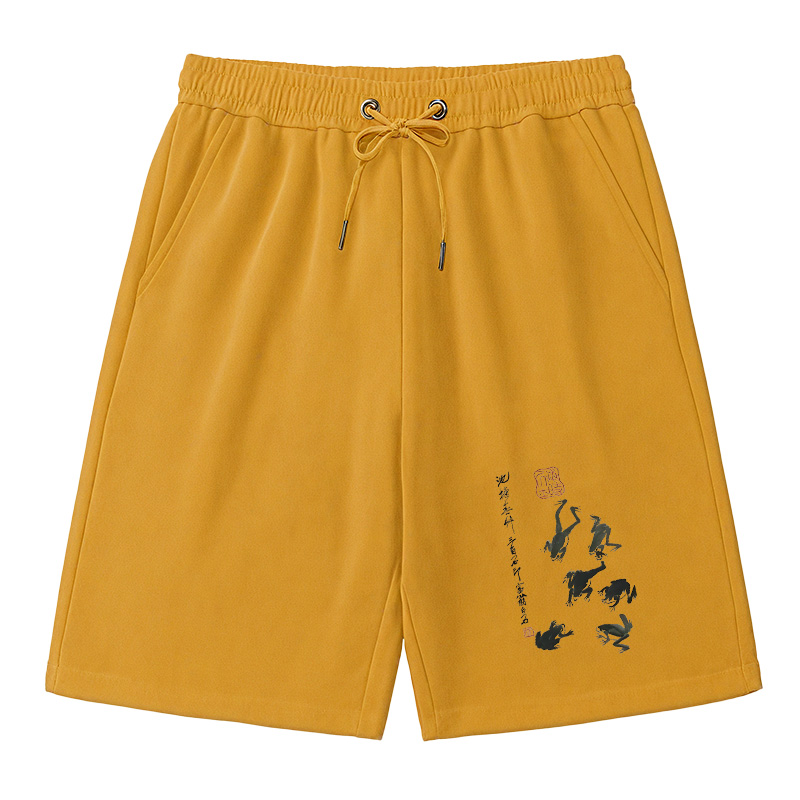 Tokyocanvas Retro Japan Frog Classic Short