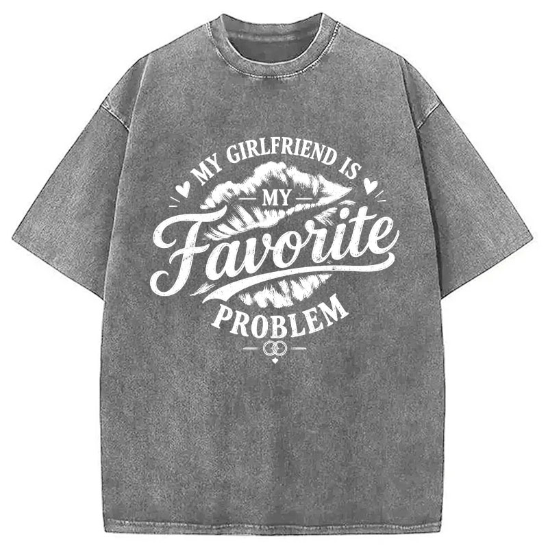Tokyocanvas Favorite Problem Washed T-Shirt
