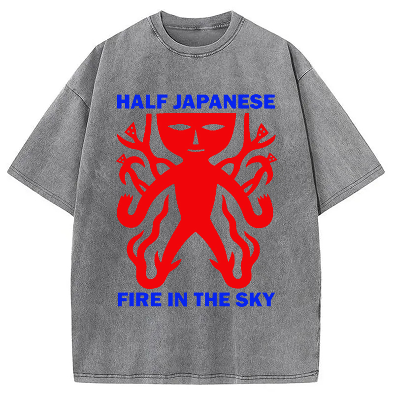 Tokyocanvas Half Japanese Washed T-Shirt