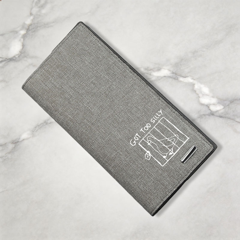 Tokyocanvas Got Too Silly Meme Canvas Wallet