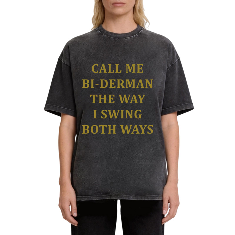 Tokyocanvas CALL ME BI-DERMAN Washed T-Shirt
