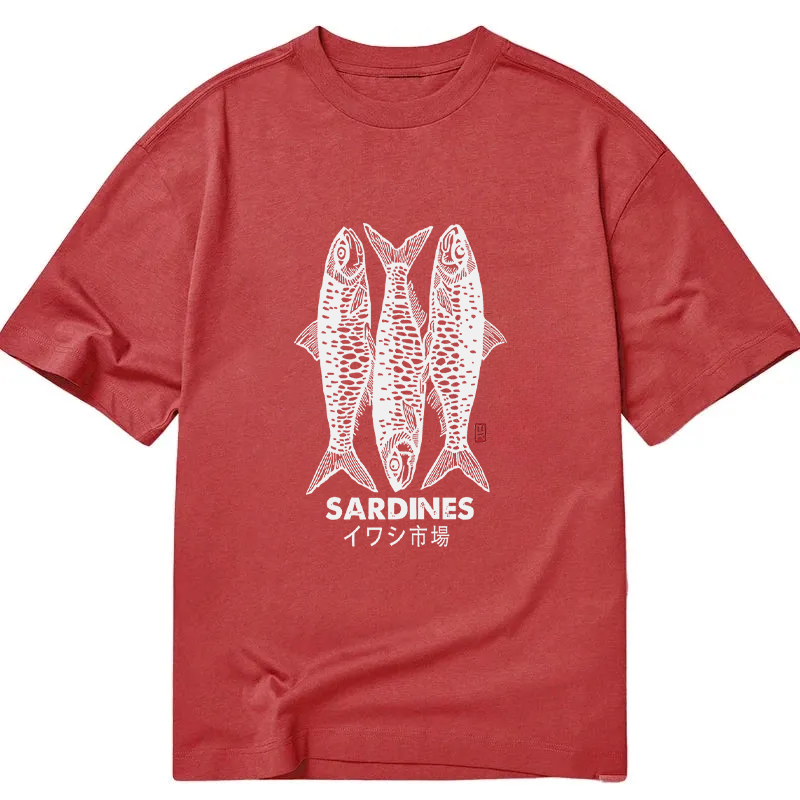 Tokyocanvas Sardines Market Classic T-Shirt