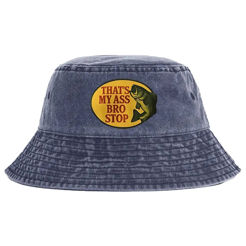 Tokyocanvas Bro Stop Washed Bucket Hat