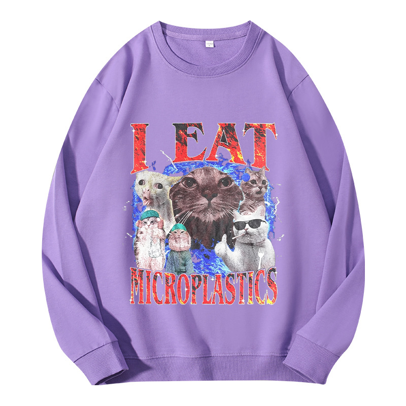 Tokyocanvas I Eat Microplastics Classic Sweatshirt