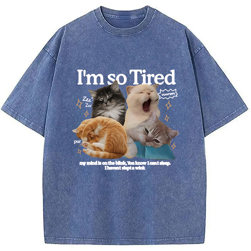 Tokyocanvas I'm So Tired Washed T-Shirt