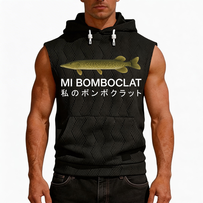 Tokyocanvas Mi Bomboclat Fish Meme Hooded Tank