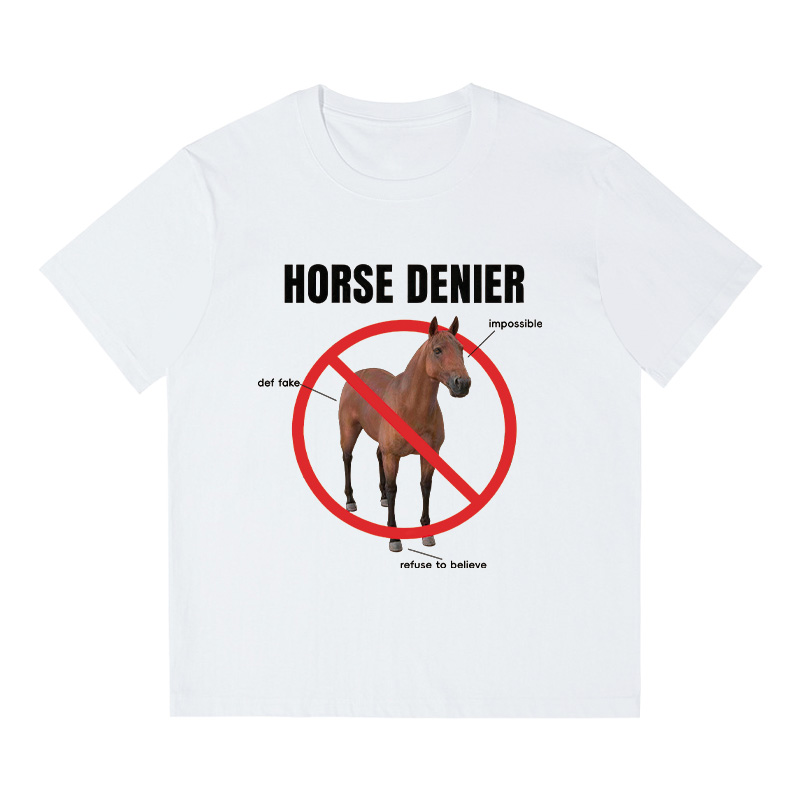 Tokyocanvas Horse Denier Analysis Boxy T-shirt