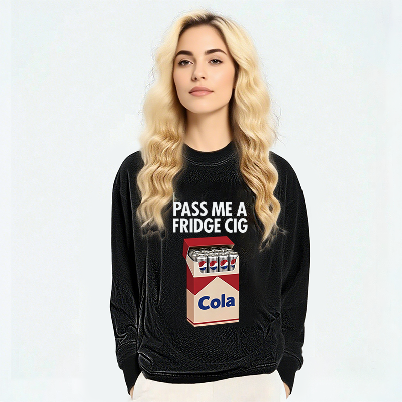 Tokyocanvas I Need A Diet Pepsi Long Sleeve Washed T-Shirt