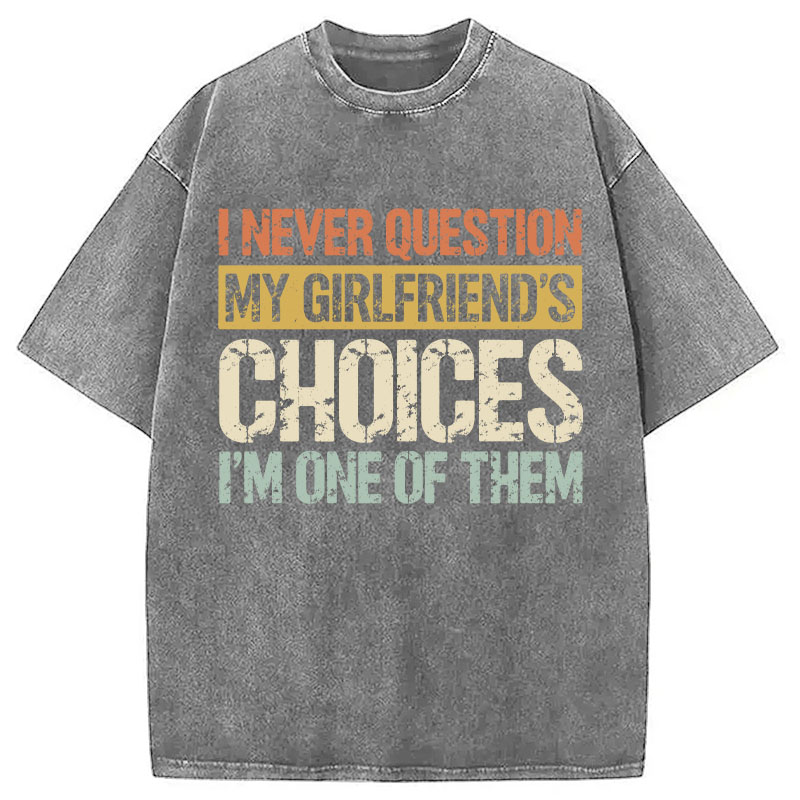 Tokyocanvas I Never Question Washed T-Shirt