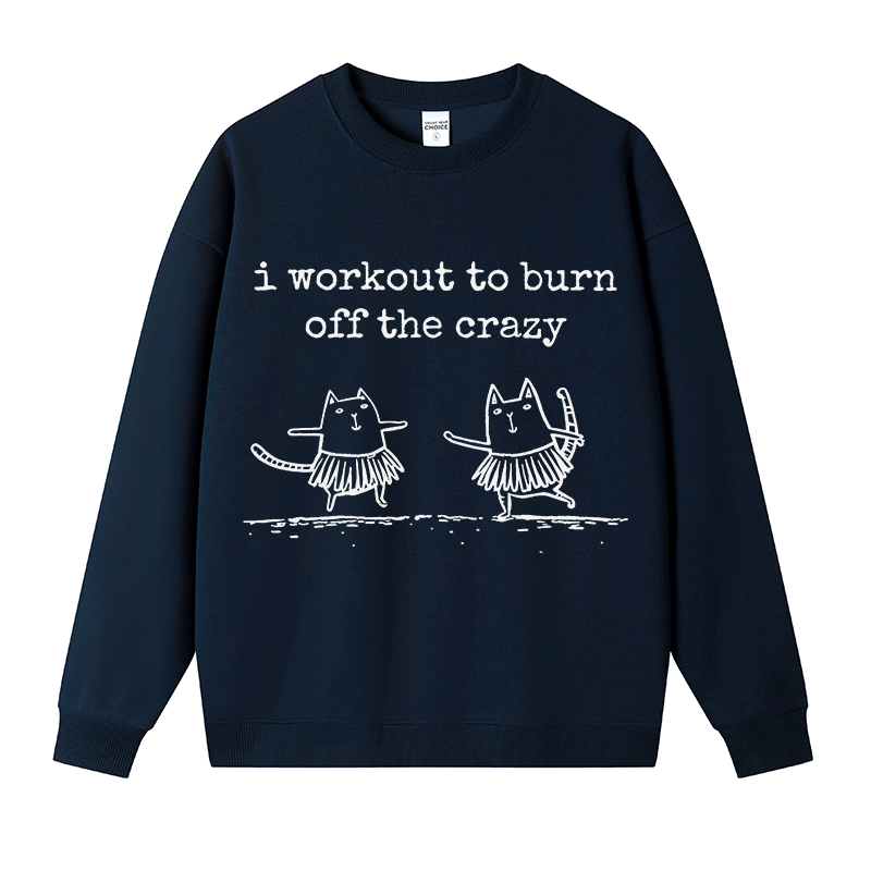 Tokyocanvas Hula Away Crazy Fleece Lined Sweatshirt