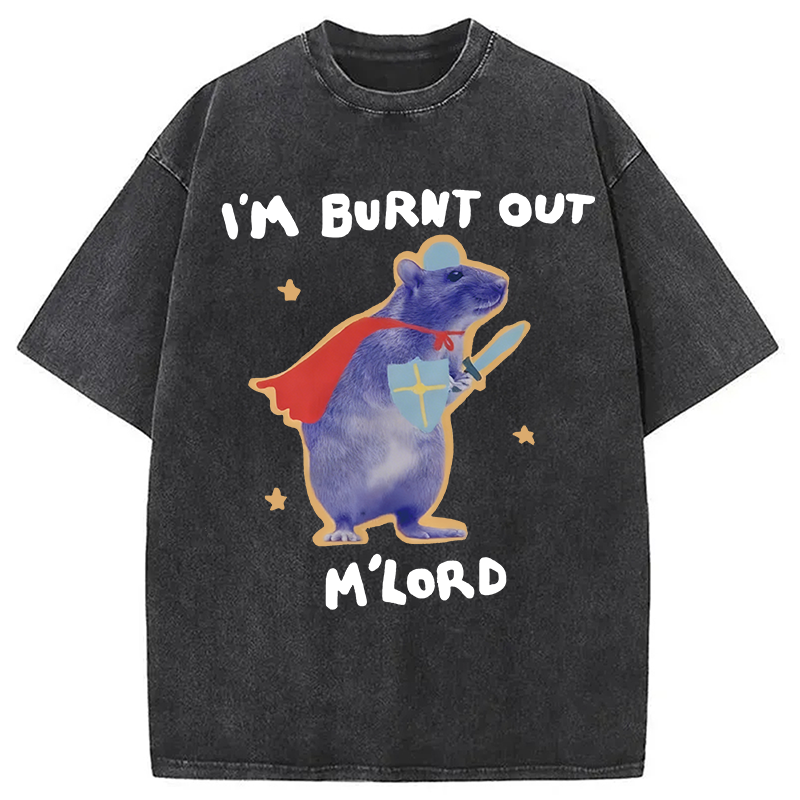 Tokyocanvas I'm Burnt Out M'lord Washed T-Shirt