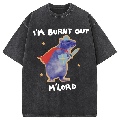 Tokyocanvas I'm Burnt Out M'lord Washed T-Shirt
