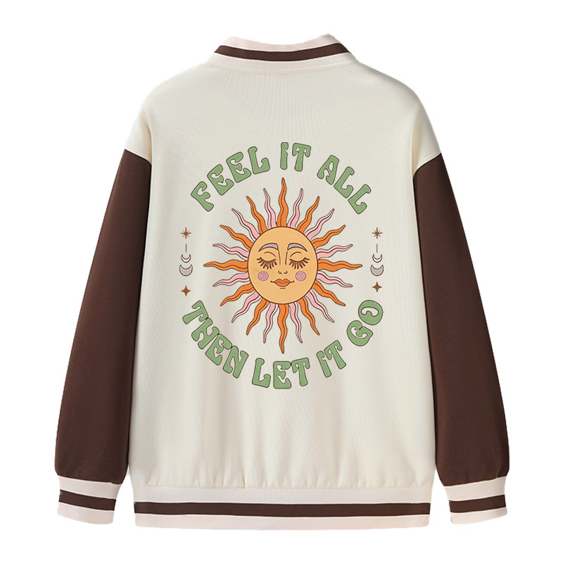 Tokyocanvas Breathe and Release Varsity Jacket
