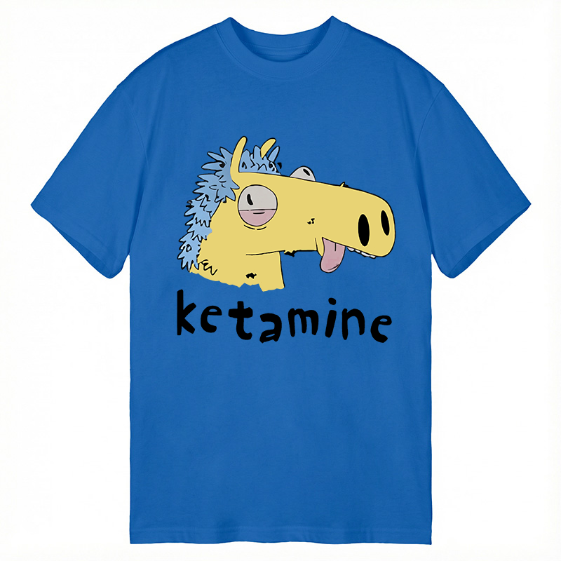 Tokyocanvas Funny Ketamine Silly Horse Classic T-Shirt