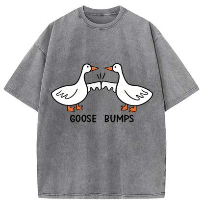 Tokyocanvas Goose Bumps Washed T-Shirt