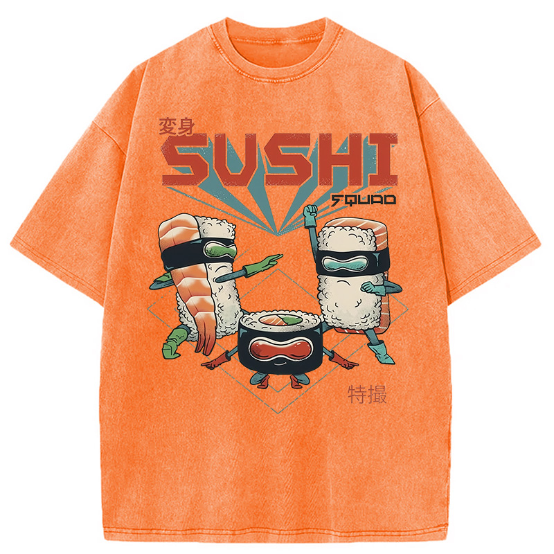 Tokyocanvas Sushi Squad Washed T-Shirt