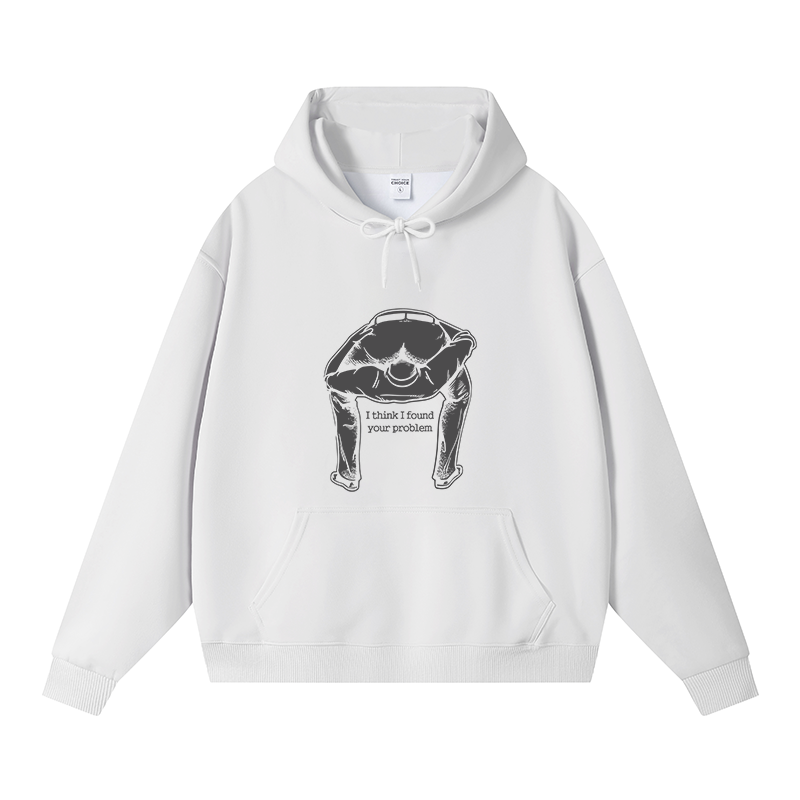Tokyocanvas I Found Your Problem Fleece Lined Hoodie