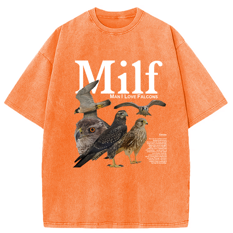 Tokyocanvas Man I Love Falcons Washed T-Shirt