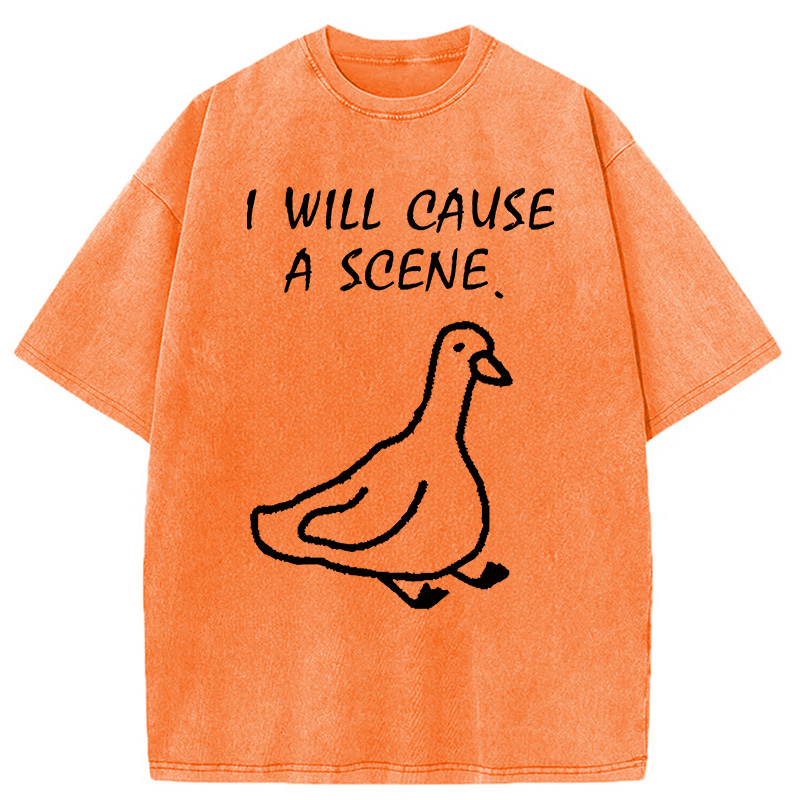 Tokyocanvas Stupid Goose Washed T-Shirt