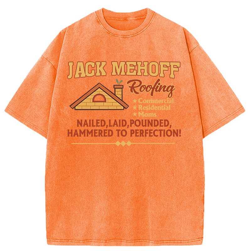 Tokyocanvas Jack Mehoff Roofing Washed T-Shirt