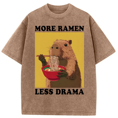Tokyocanvas Noodles Over Drama Washed T-Shirt