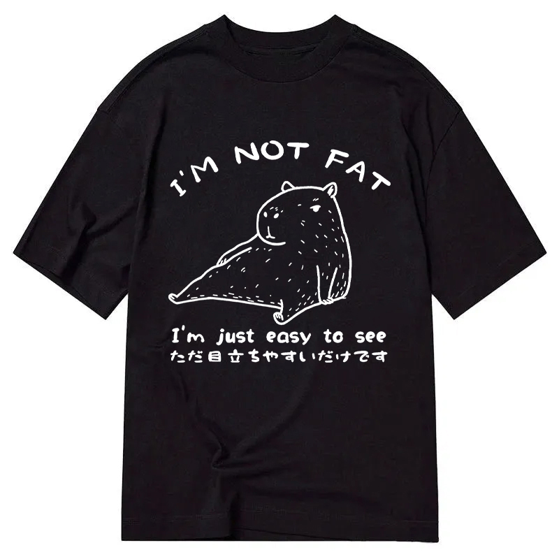 Tokyocanvas Capybara Fat Just Easy to See Classic T-Shirt