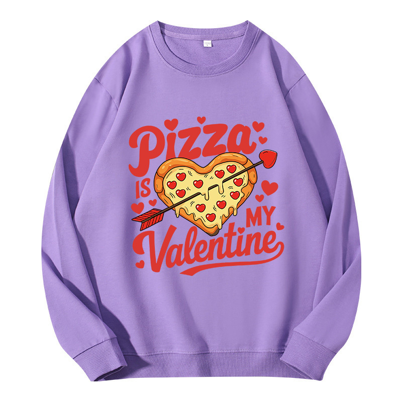 Tokyocanvas Pizza Is My Valentine Classic Sweatshirt