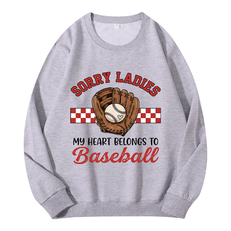 Tokyocanvas Funny Baseball Valentine Classic Sweatshirt