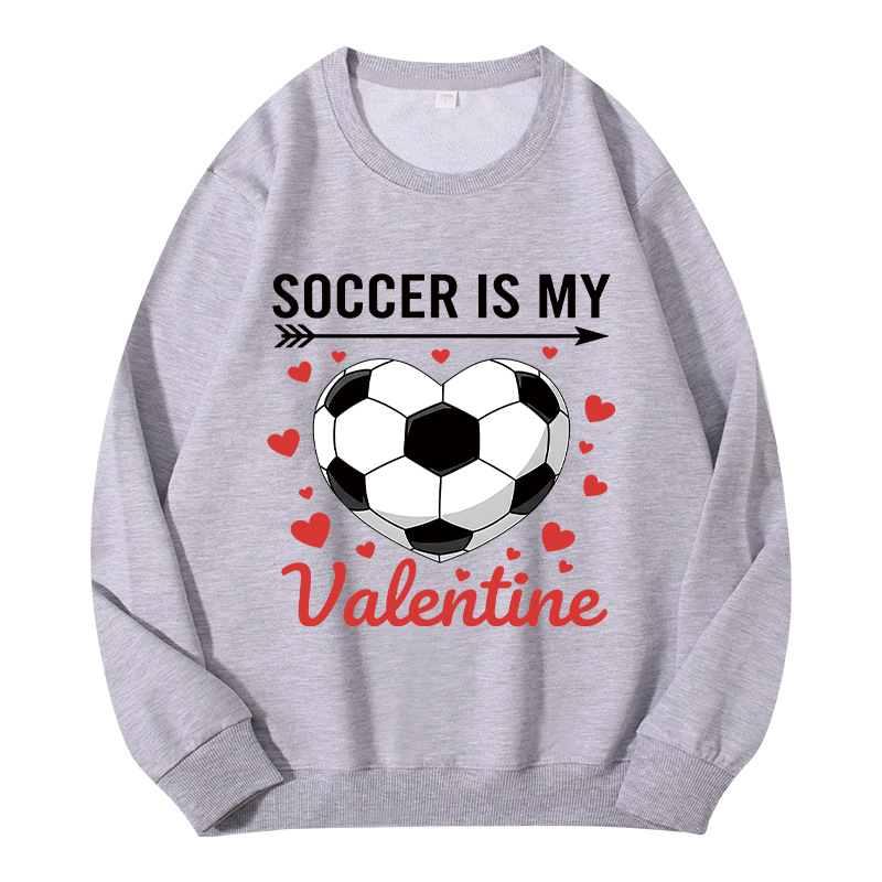 Tokyocanvas Soccer Is My Valentine Classic Sweatshirt