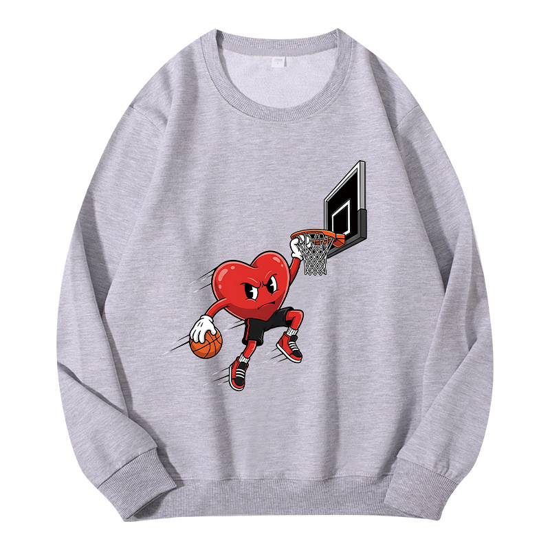 Tokyocanvas Basketball Heart Dunk Valentine Classic Sweatshirt