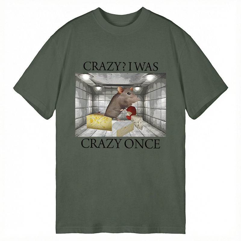 Tokyocanvas Crazy Rat Meme Classic T-Shirt