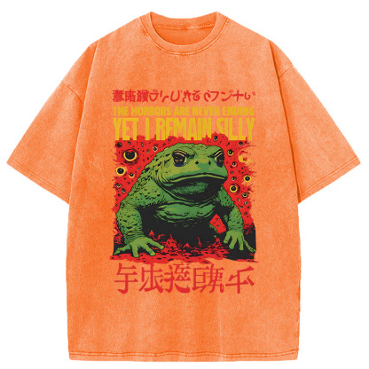 Tokyocanvas The Horrors Are Never Ending Washed T-Shirt