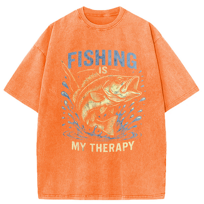 Tokyocanvas Funny Fisherman Washed T-Shirt