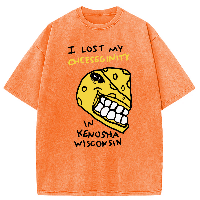 Tokyocanvas I Lost My Cheeseginity Washed T-Shirt