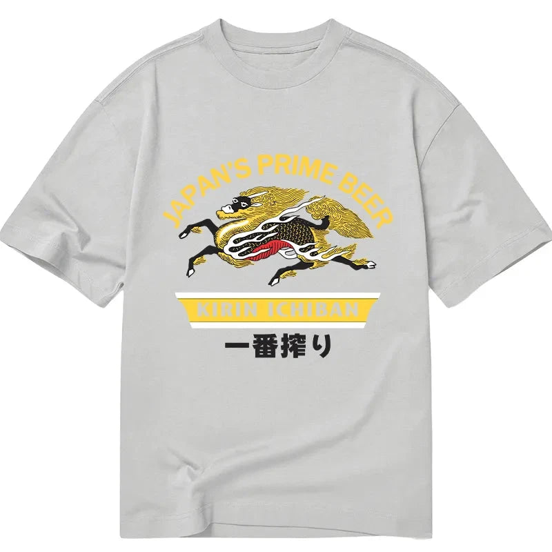 Tokyocanvas Kirin Ichiban Beer Logo Japanese Classic T-Shirt