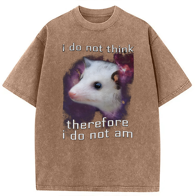 Tokyocanvas Confused Possum Space Washed T-Shirt