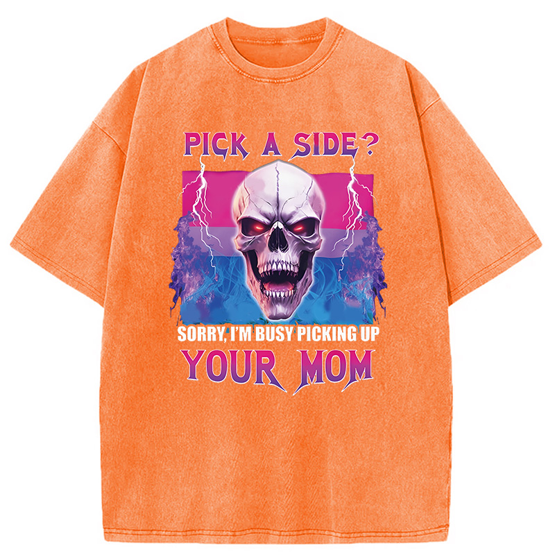 Tokyocanvas Pick A Side? Washed T-Shirt