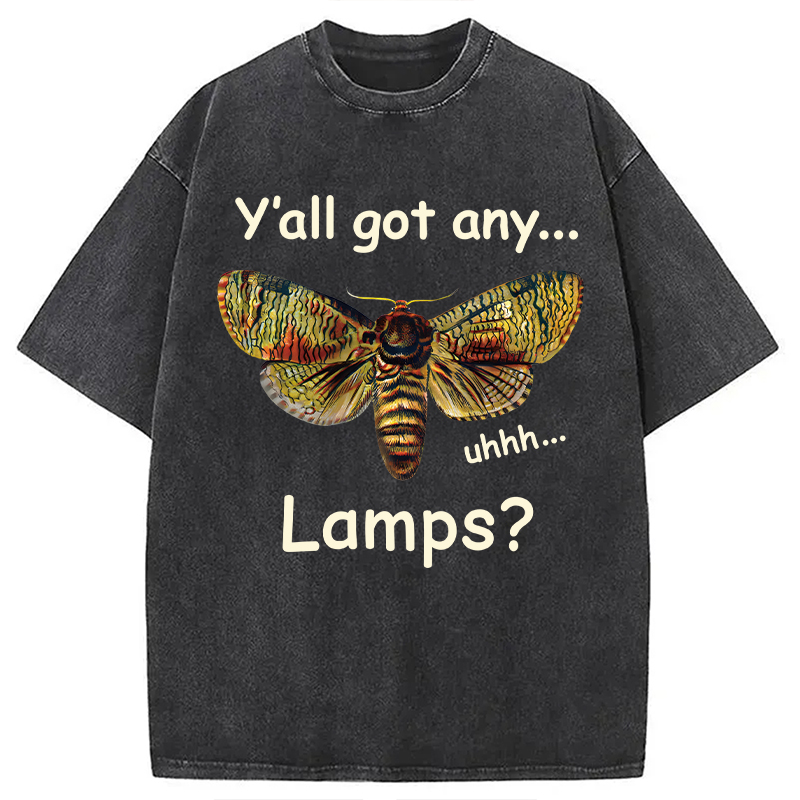 Tokyocanvas Yall Got Any Lamps Moth Washed T-Shirt