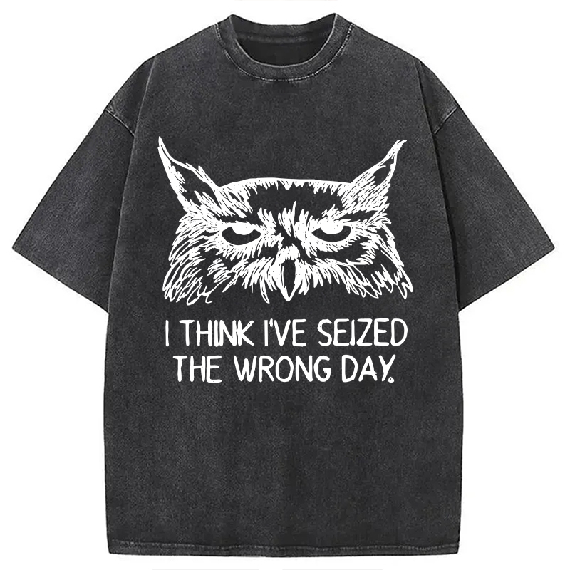 Tokyocanvas I Think I've Seized The Wrong Day Washed T-Shirt